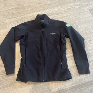 Patagonia Jacket Women's Black Adze Hybrid Jacket Size M Polartec 83455 Farmer